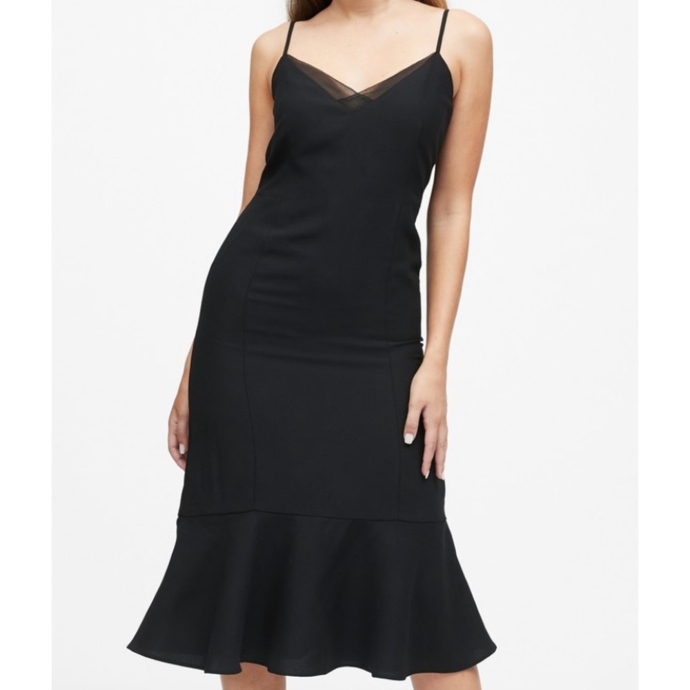 Banana Republic Midi Fishtail dress NWT